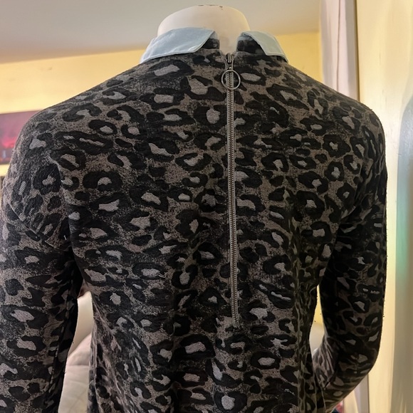 Next leopard print long sleeve shirt - size small - Picture 4 of 12